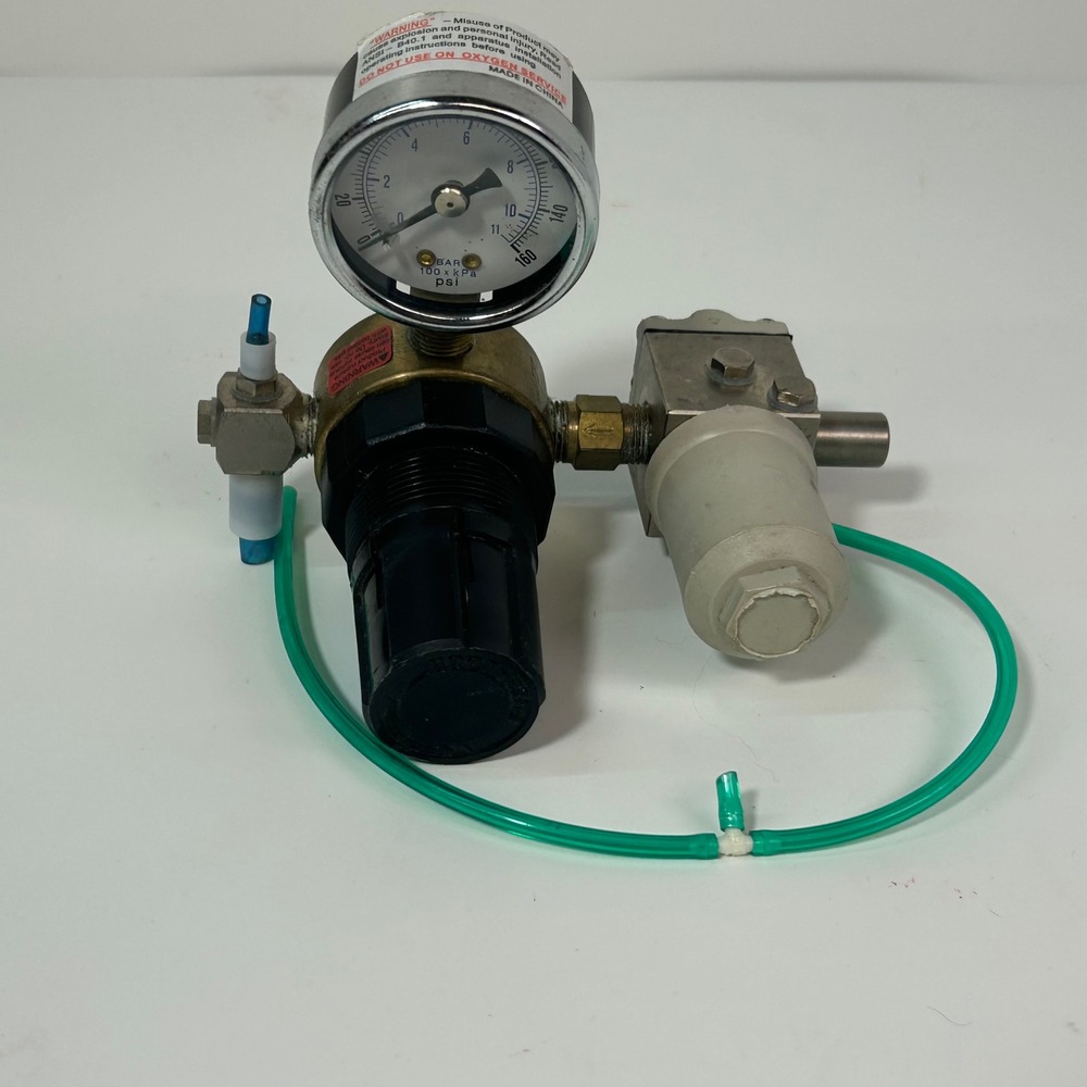 Parker 20R013GC Pneumatic Pressure Regulator 160‎ PSI Gauge Brass Air Valve